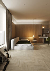 Кварцевый ламинат Fargo Herringbone 44-2101-05 Вяз Оксфорд